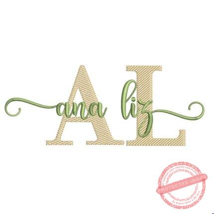 Matriz de Bordado - Ana Liz (fazemos Qualquer Nome)