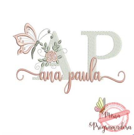 Matriz de Bordado - Ana Paula (fazemos Qualquer Nome)
