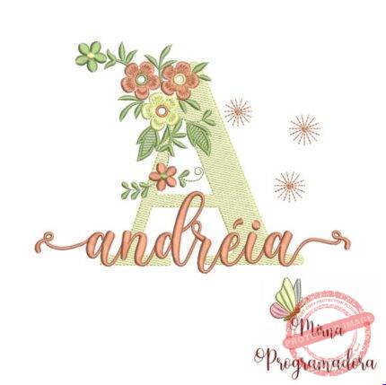 Matriz de Bordado - Andréia (fazemos Qualquer Nome)