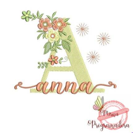 Matriz de Bordado - Anna (fazemos Qualquer Nome)