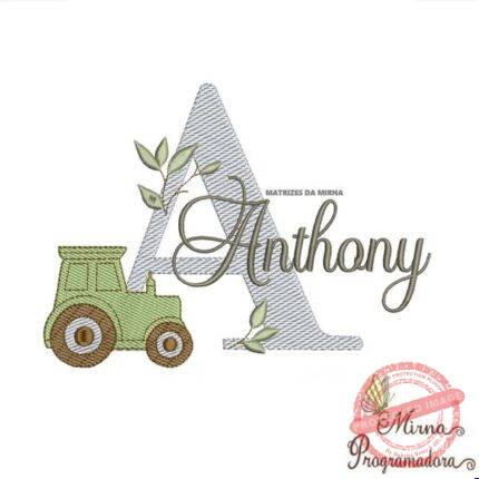 Matriz de Bordado Anthony
