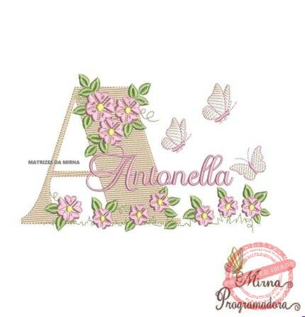 Matriz de Bordado - Antonella