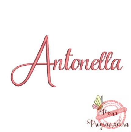 Matriz de Bordado - Antonella (fazemos Qualquer Nome)