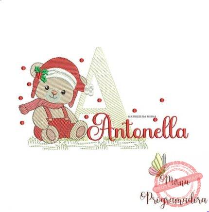 Matriz de Bordado - Antonella (fazemos Qualquer Nome)