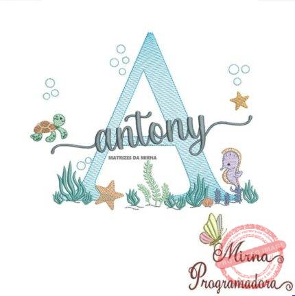 Matriz de Bordado - Antony (fazemos Qualquer Nome)