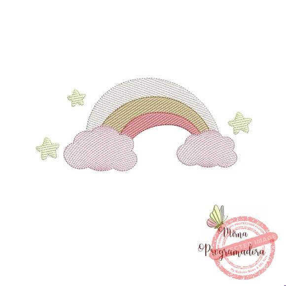 matriz-de-bordado-arco-iris-nuvens-estrelas-mimos-do-ceu-matriz-de-bordado-infantil Matriz de Bordado - Arco-íris Núvens Estrelas Mimos do Céu - Imagem 1