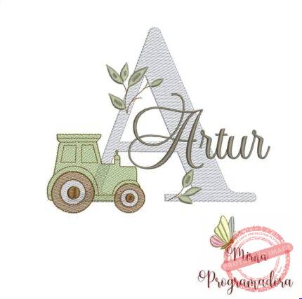Matriz de Bordado Artur
