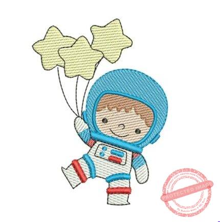 Matriz de Bordado - Astronauta