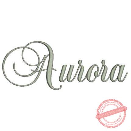 Matriz de Bordado - Aurora (fazemos Qualquer Nome)