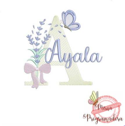 Matriz de Bordado - Ayala Lavanda