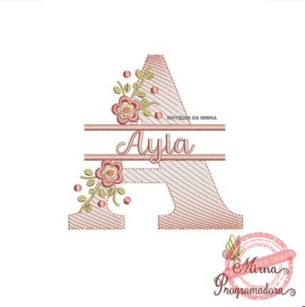 Matriz de Bordado - Ayla (fazemos Qualquer Nome)