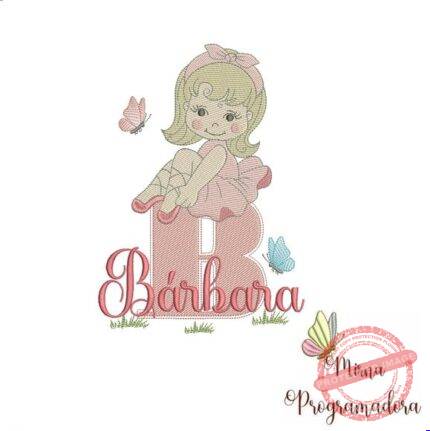 Matriz de Bordado - Bárbara (fazemos Qualquer Nome)