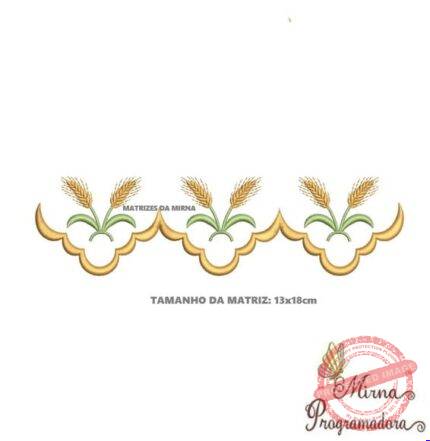 Matriz de Bordado Barrinha Trigo