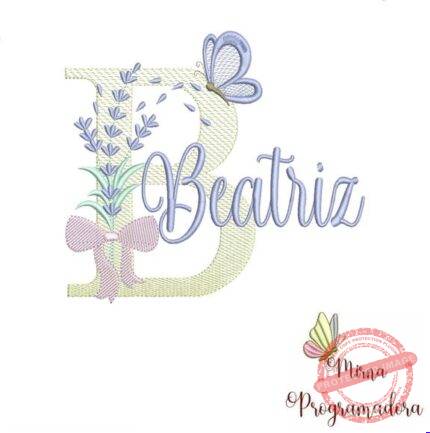 Matriz de Bordado - Beatriz Lavanda