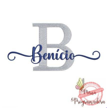 Matriz de Bordado - Benício (fazemos Qualquer Nome)