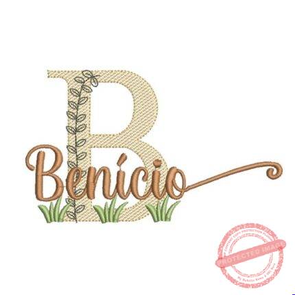Matriz de Bordado - Benício (fazemos Qualquer Nome)