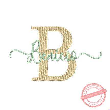 Matriz de Bordado - Benicio (fazemos Qualquer Nome)