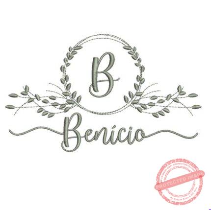 Matriz de Bordado - Benício (fazemos Qualquer Nome)
