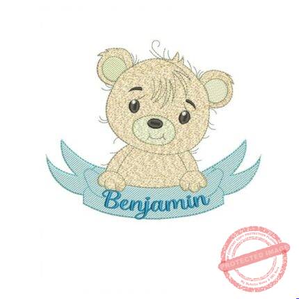 Matriz de Bordado - Benjamin (fazemos Qualquer Nome)