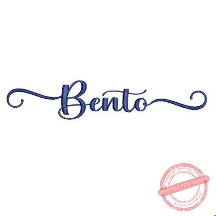 Matriz de Bordado - Bento