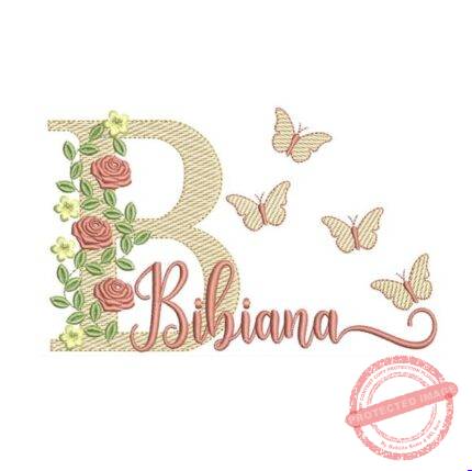 Matriz de Bordado - Bibiana (fazemos Qualquer Nome)