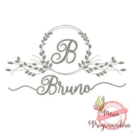 Matriz de Bordado - Bruno (fazemos Qualquer Nome)