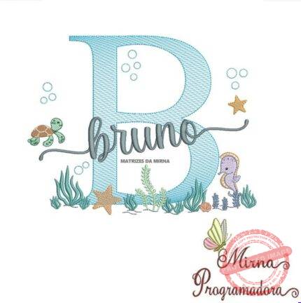 Matriz de Bordado - Bruno (fazemos Qualquer Nome)