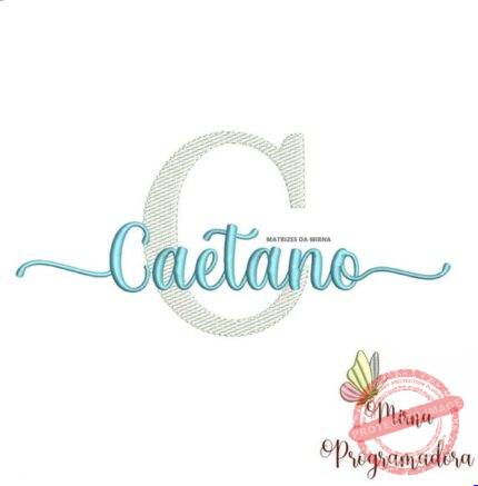 Matriz de Bordado - Caetano(fazemos Qualquer Nome)