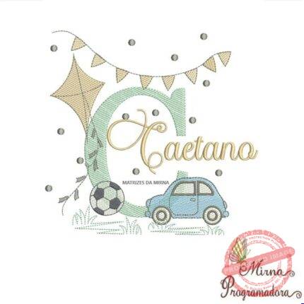 Matriz de Bordado Caetano