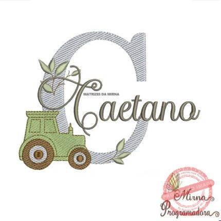 Matriz de Bordado Caetano