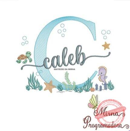 Matriz de Bordado - Caleb (fazemos Qualquer Nome)