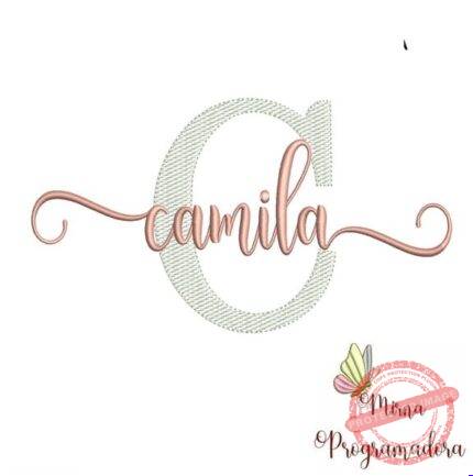 Matriz de Bordado - Camila (fazemos Qualquer Nome)