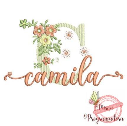 Matriz de Bordado - Camila (fazemos Qualquer Nome)
