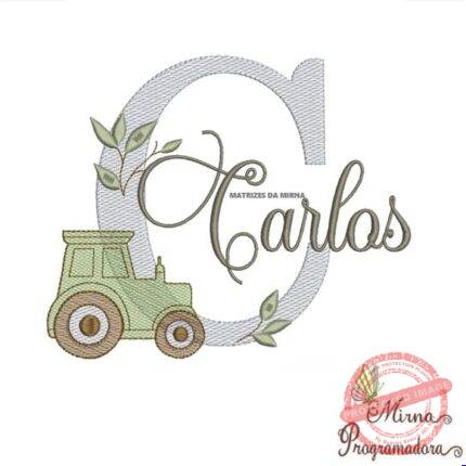 Matriz de Bordado Carlos