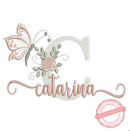 Matriz de Bordado - Catarina (fazemos Qualquer Nome)