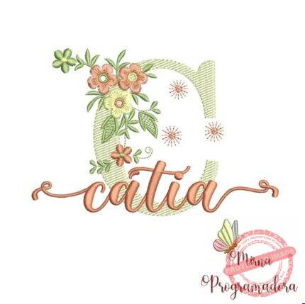 Matriz de Bordado - Cátia (fazemos Qualquer Nome)
