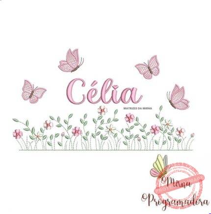 Matriz de Bordado - Célia