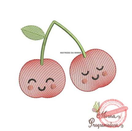 Matriz de Bordado Cereja