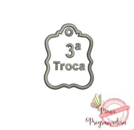 Matriz de Bordado Chaveirinho Terceira Troca