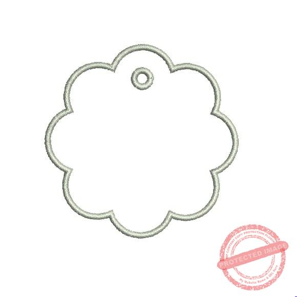matriz-de-bordado-chaveiro-flor-design Matriz de Bordado - Chaveiro Flor - Imagem 1