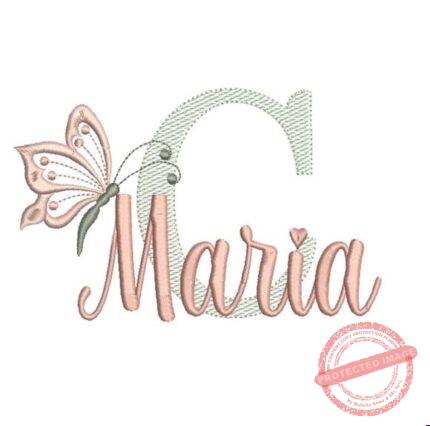 Matriz de Bordado - Clara Maria (fazemos Qualquer Nome)