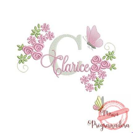 Matriz de Bordado - Clarice (fazemos Qualquer Nome)