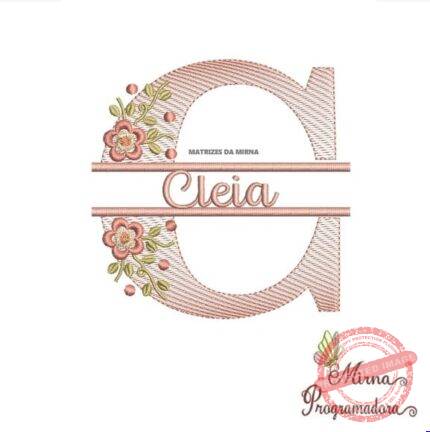 Matriz de Bordado - Cleia (fazemos Qualquer Nome)