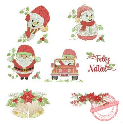 Matriz de Bordado - Coleção de Natal