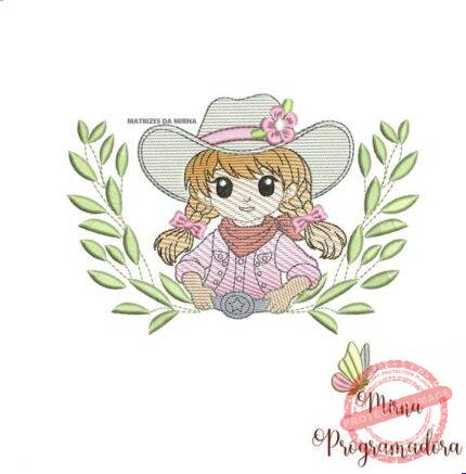 Matriz de Bordado - Cowgirl Raminhos