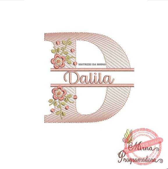 matriz-de-bordado-dalila-fazemos-qualquer-nome-matriz-de-bordado-folhas Matriz de Bordado - Dalila (fazemos Qualquer Nome) - Imagem 1