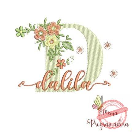 Matriz de Bordado - Dalila (fazemos Qualquer Nome)