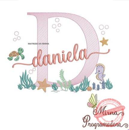 Matriz de Bordado - Daniela (fazemos Qualquer Nome)