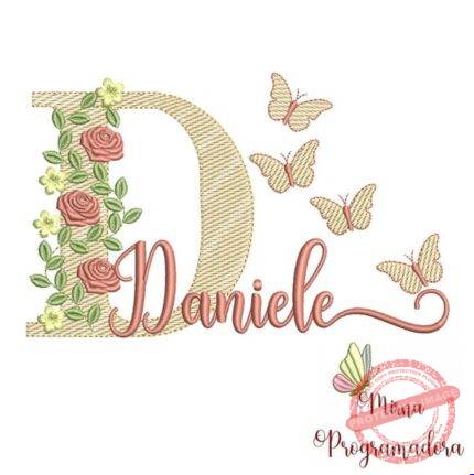 Matriz de Bordado - Daniele (fazemos Qualquer Nome)