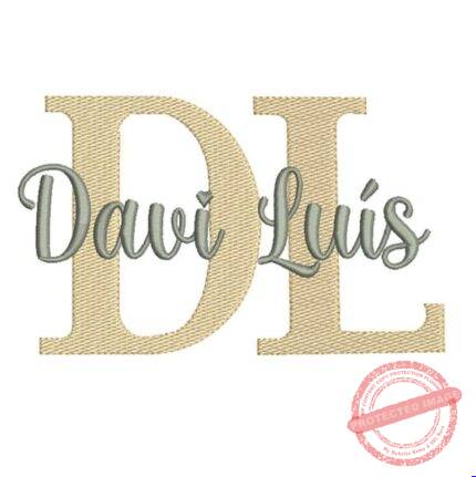 Matriz de Bordado - Davi Luís (fazemos Qualquer Nome)